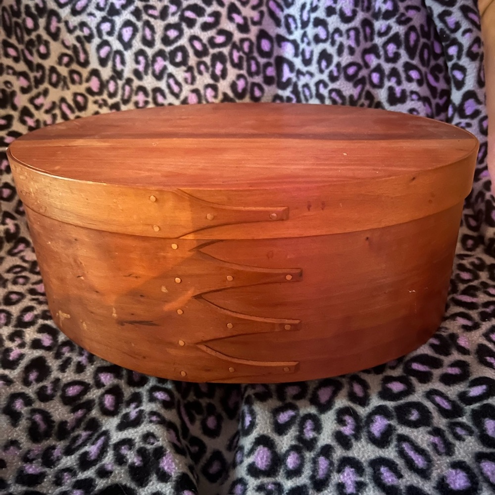 Set of 5 Handmade Wooden Shaker Era Wooden Boxes (fit inside each other)
